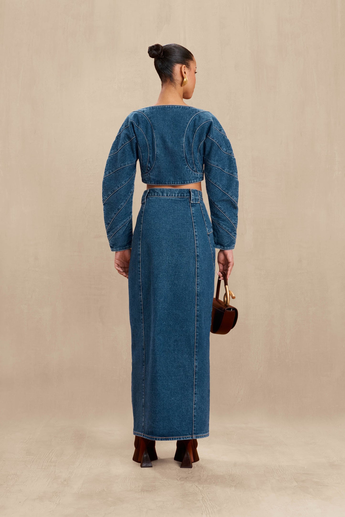 ALESSANDRA JEAN TOP - INDIGO