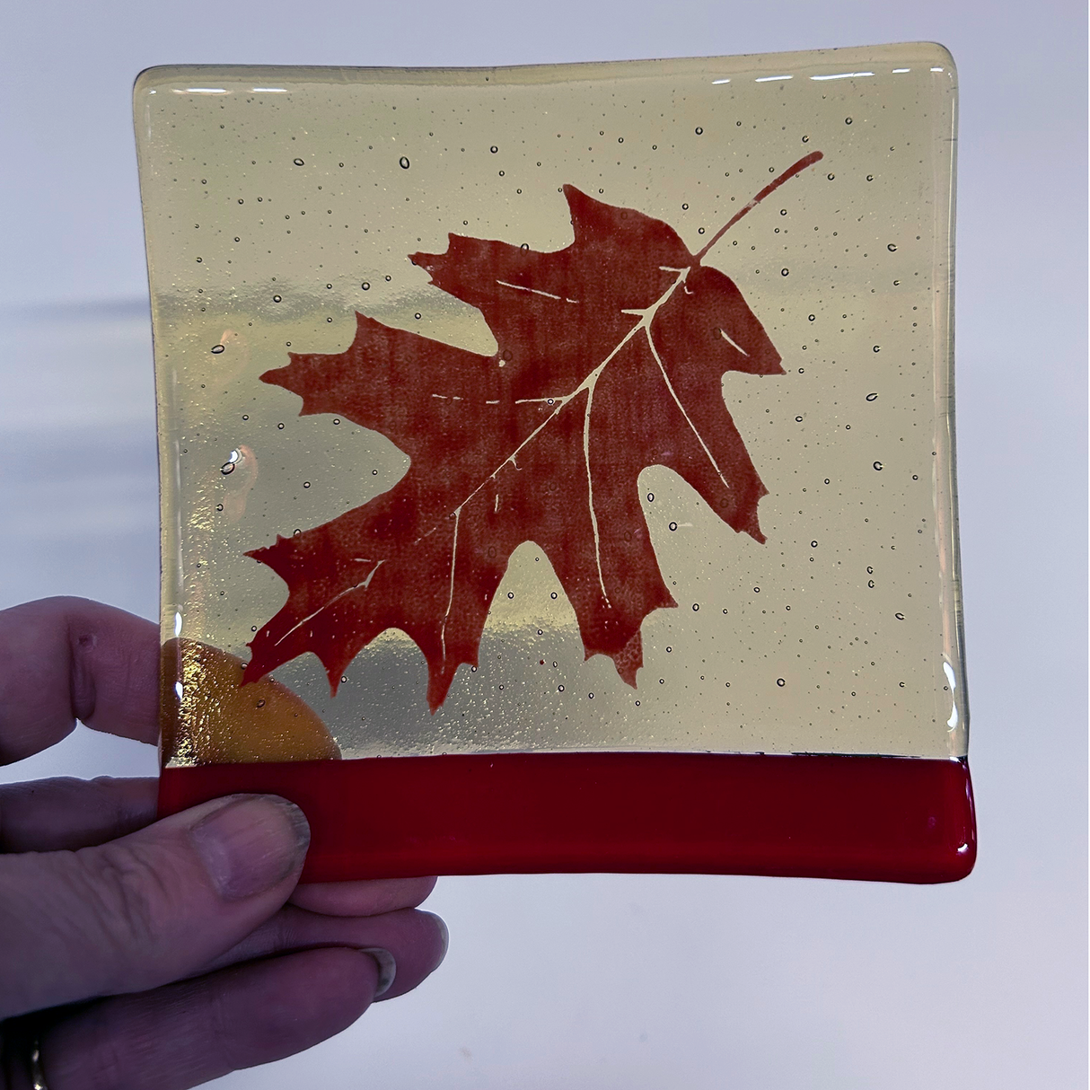 Fused Glass Catch All Dish