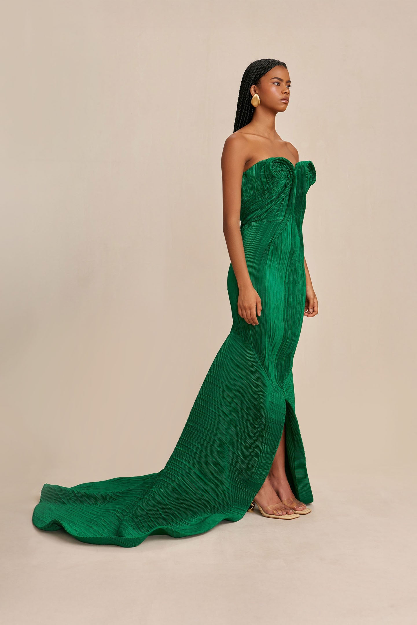 TAHIRAE GOWN - MALACHITE