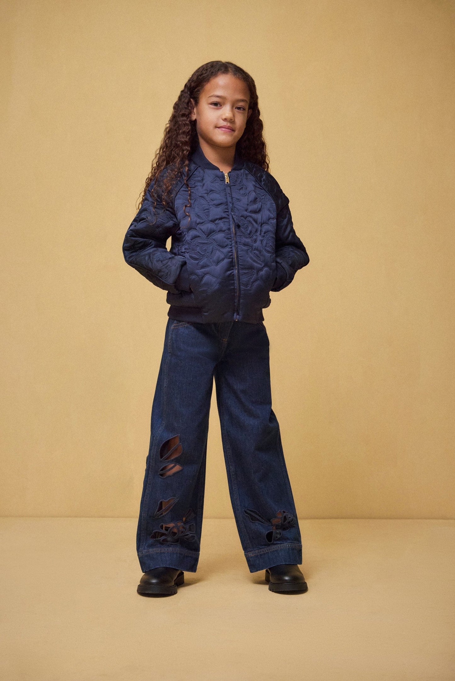 KIDS LILITH BOMBER - DEEP LAKE