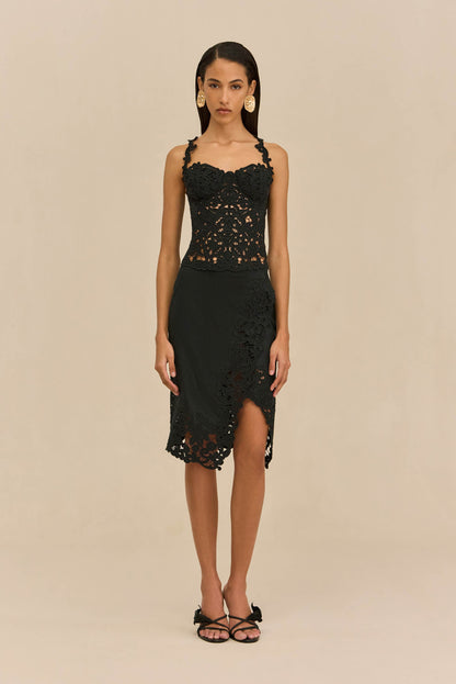 ZAIRE TOP - BLACK