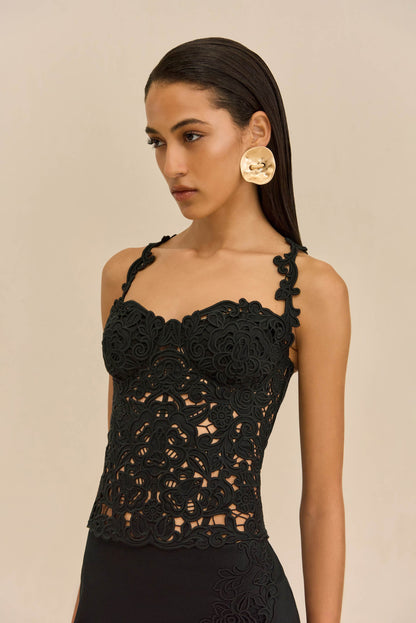 ZAIRE TOP - BLACK