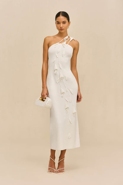 JILLY KNIT DRESS - OFF WHITE