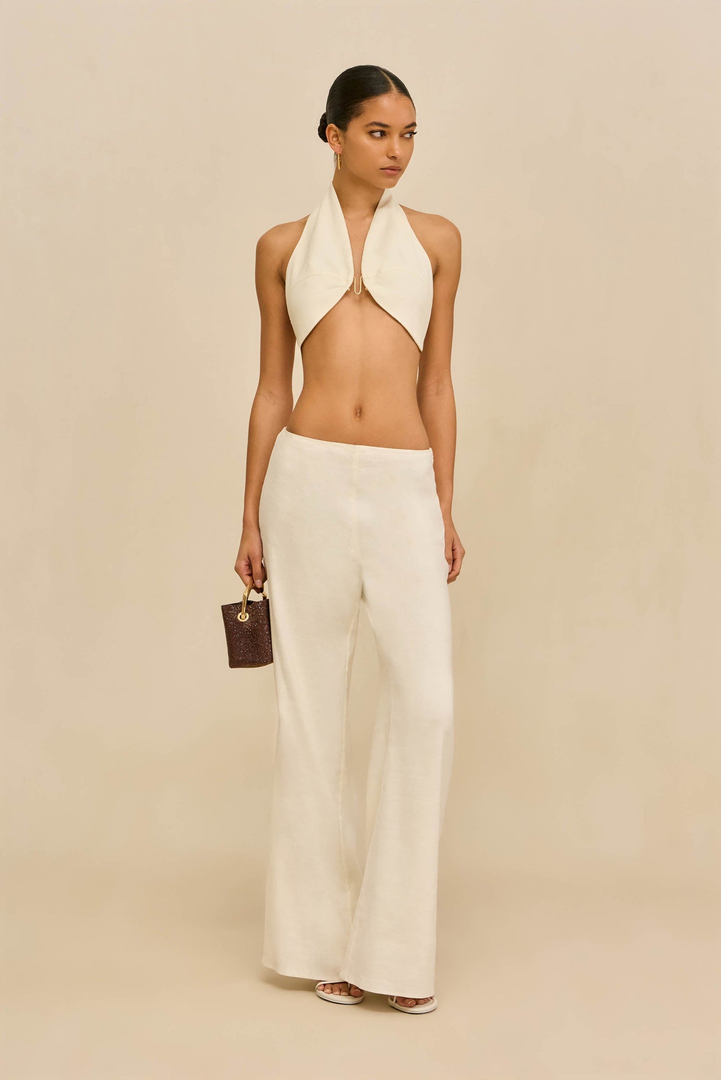 KORA PANT - OFF WHITE LINEN
