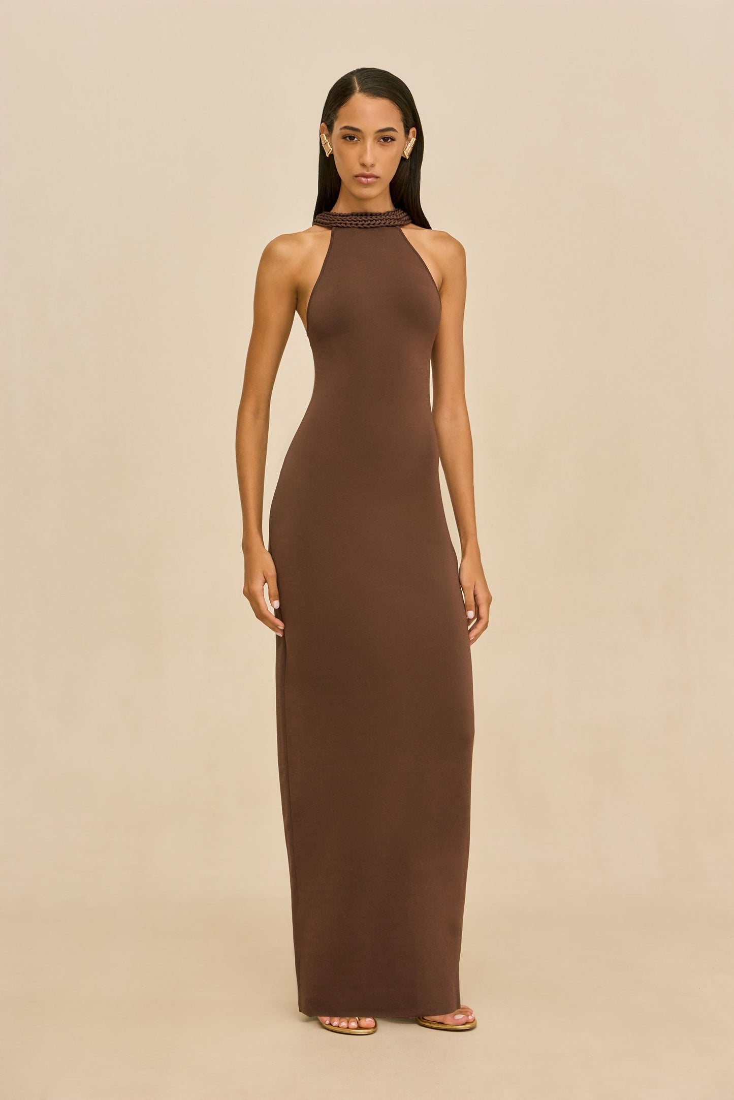 CASSIDY KNIT GOWN - LUWAK