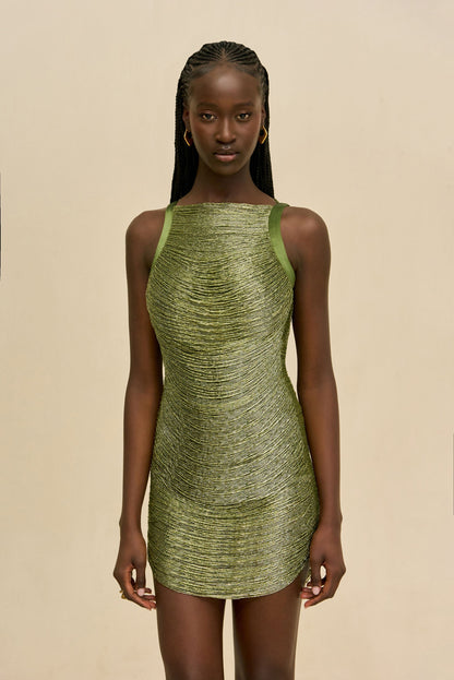 MADISON DRESS - DEEP PASTURE