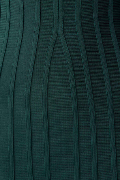 Gia Bandage Knit Midi Dress - Teal