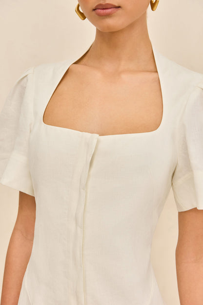 SABLE DRESS - OFF WHITE