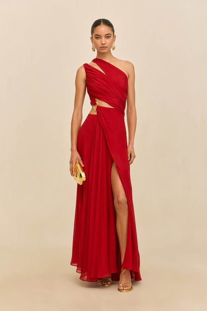 ZAN GOWN - MERLOT