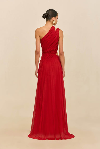 ZAN GOWN - MERLOT