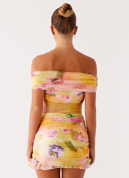 Frances Mini Dress - Sunburst Floral