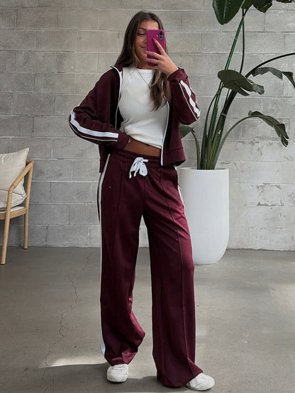 NOISY MAY Jenna Striped Track Pant