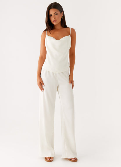 Deacon Low Rise Pants - Butter