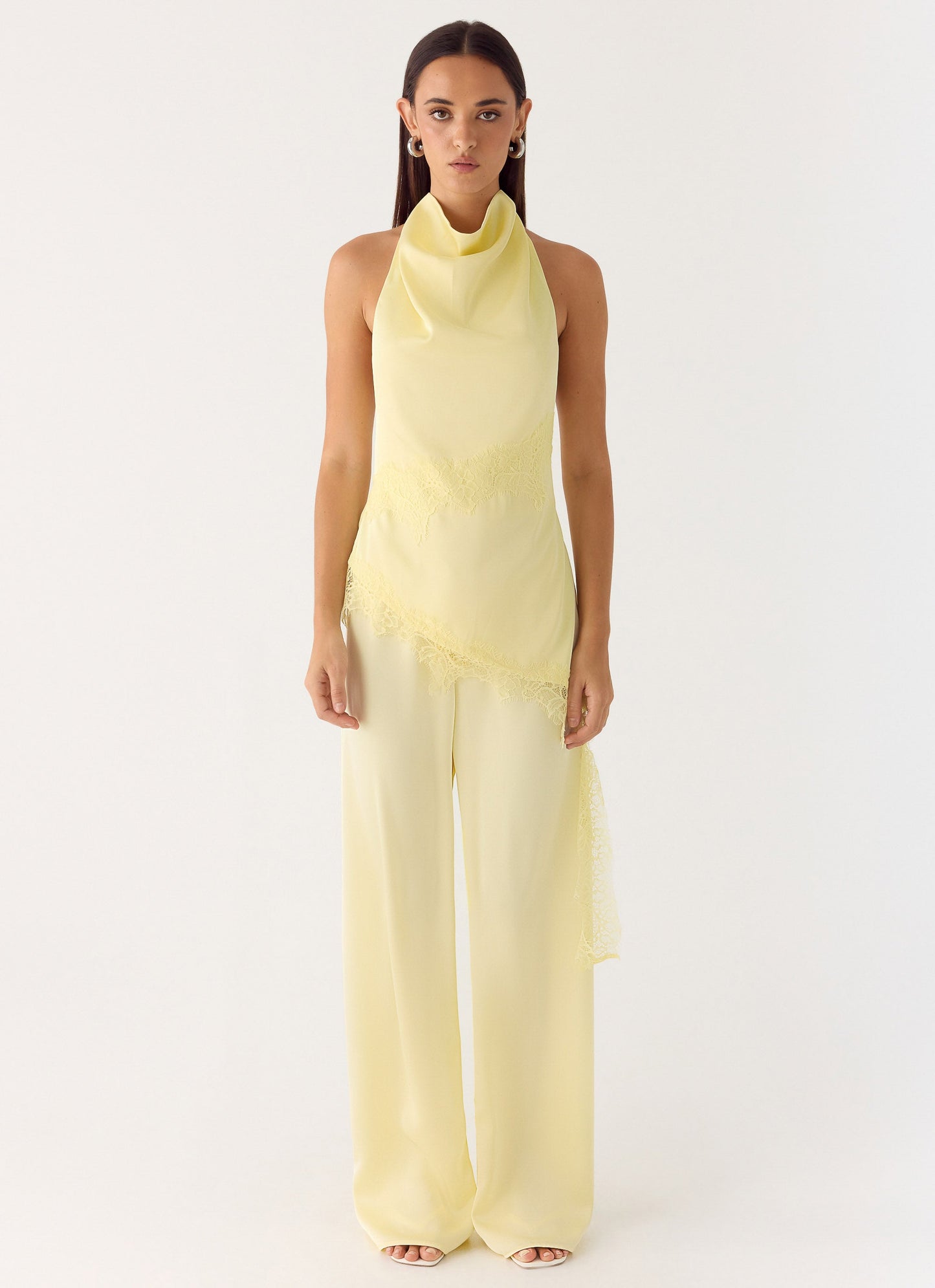 Emilee Cowl Top - Yellow
