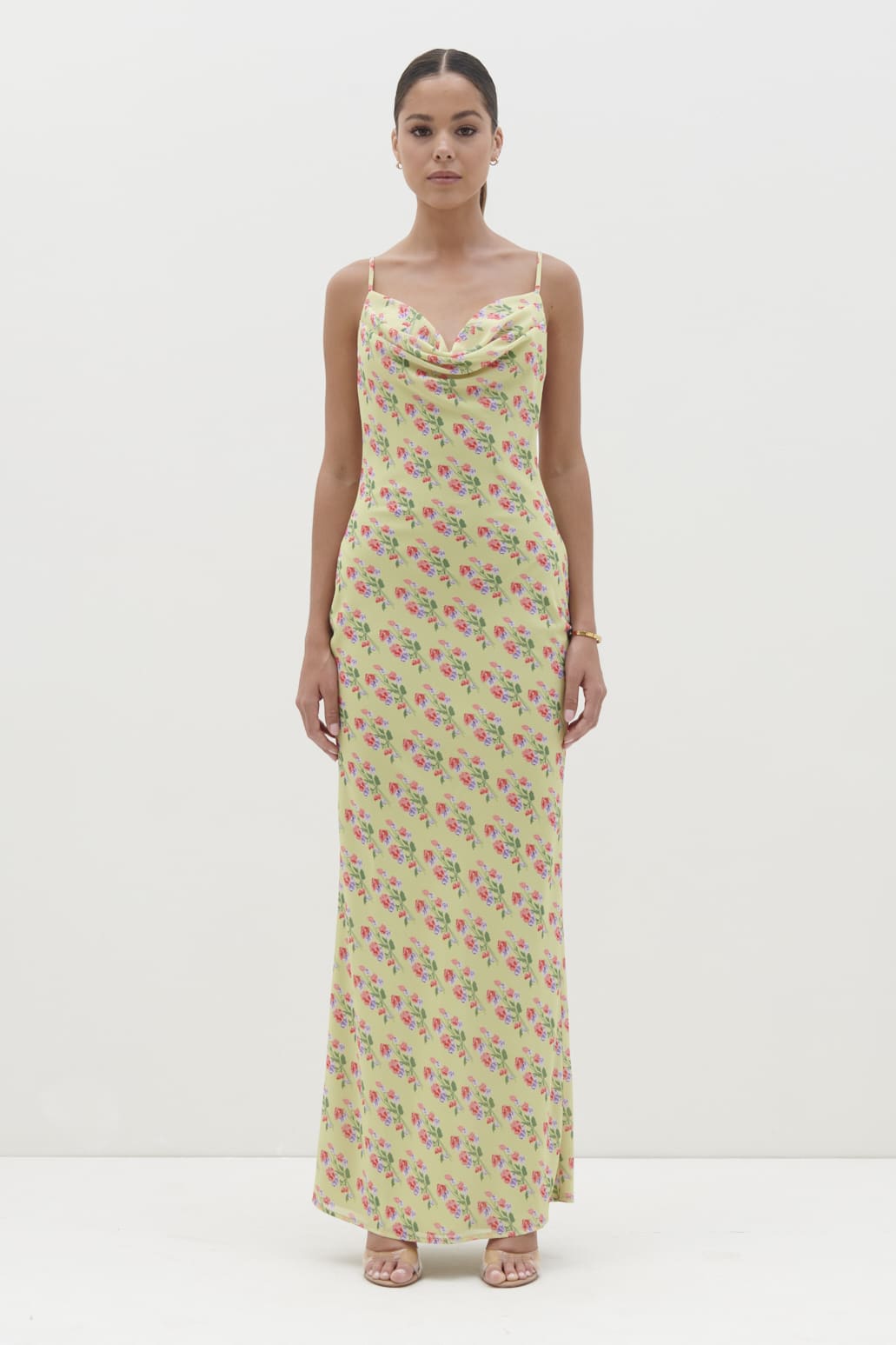 Keisha Printed Chiffon Maxi Dress - Botanic Floral