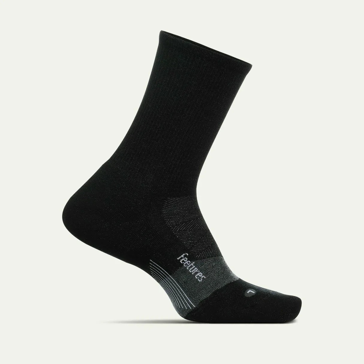 Cushioned Merino Mini Crew | Charcoal