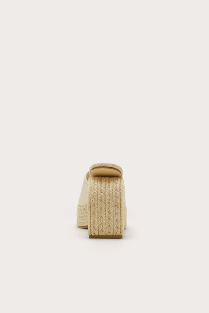 PHOEBE PLATFORM SANDAL - OFF WHITE