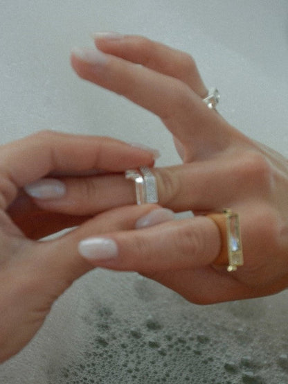 HANNA SCHÖNBERG x PILGRIM Crystal Ring