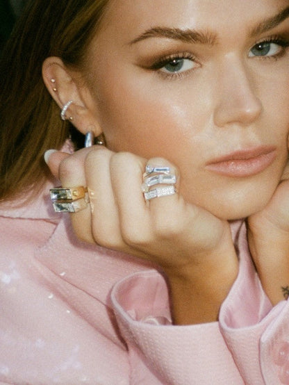 HANNA SCHÖNBERG x PILGRIM Crystal Ring