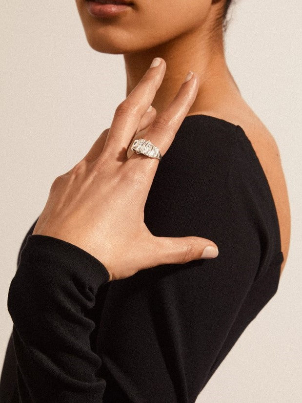 PILGRIM Willpower Sculptural Ring