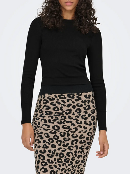 ONLY Val Crewneck Long Sleeve Top