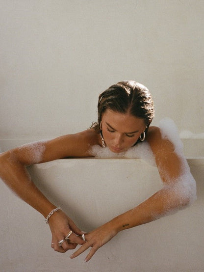 HANNA SCHÖNBERG x PILGRIM Crystal Ring Set