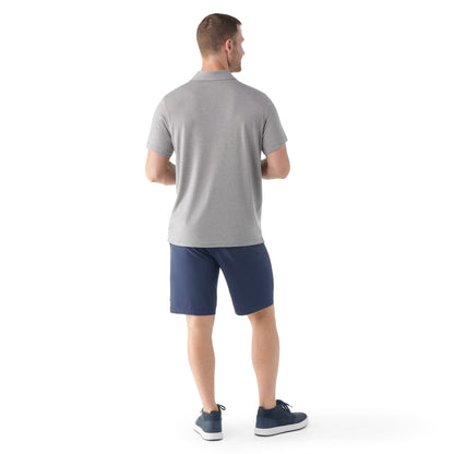 Men's Short Sleeve Polo |  Gray
