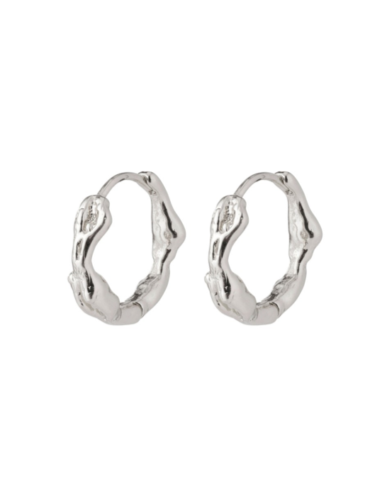 PILGRIM Zion Small Organic Shaped Huggie Hoop Earrings